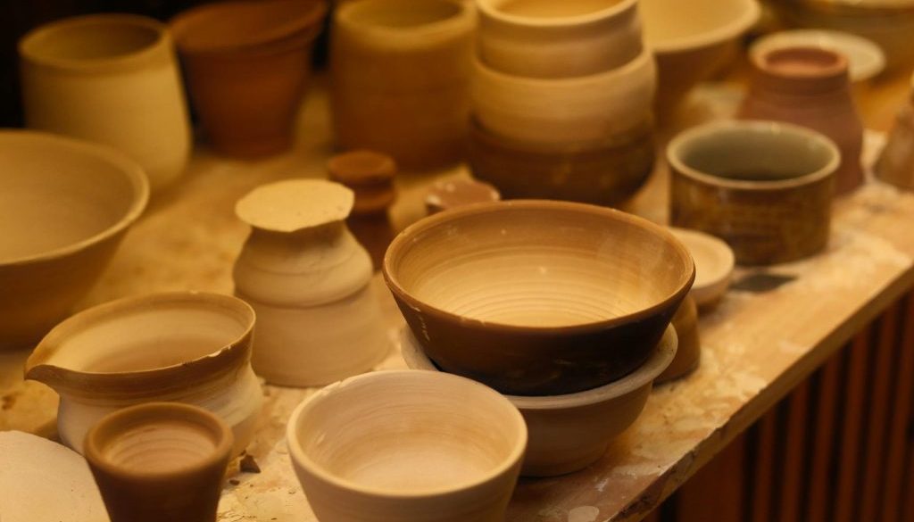 photo d'un atelier de ceramique