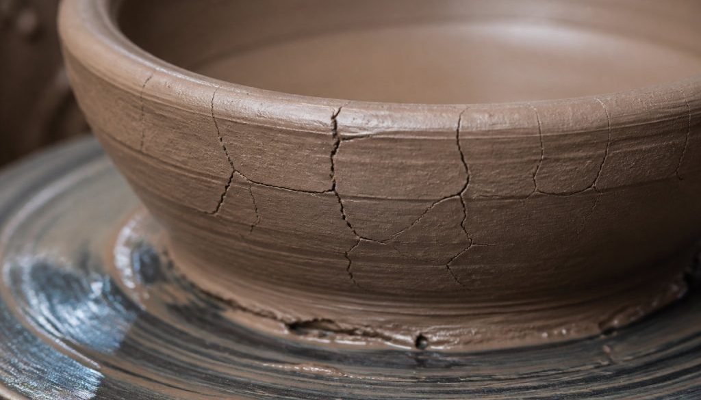 photo d'une poterie qui craque